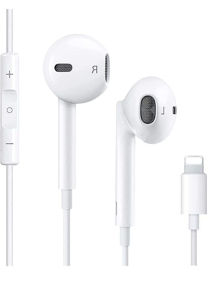 ELTRAZONE - for iPhone Earphones Wired Headphones Built-in Mic&Volume Control & Noise Cancellation In-Ear Earphones Earbuds Compatible for iPhone 11/12/13 Pro/XS Max/8/8plus 7/7plus Support for all iOS - Image 1