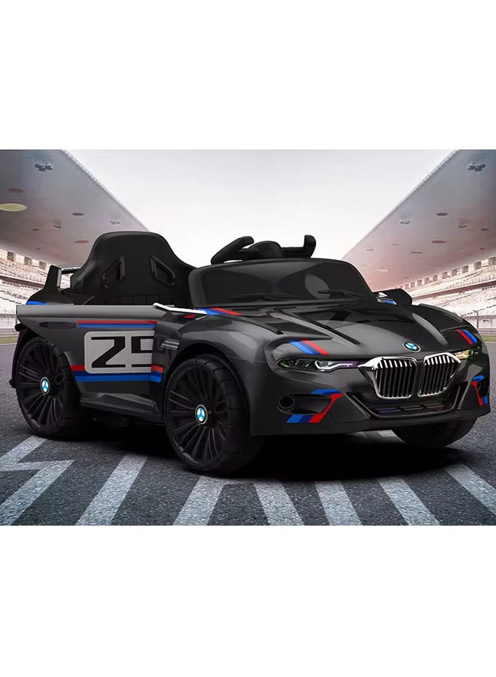 DEHKAH Electric Car For Children With A Sporty Design, Remote Control, Gas Pedals, Music And Lights  - Image 2