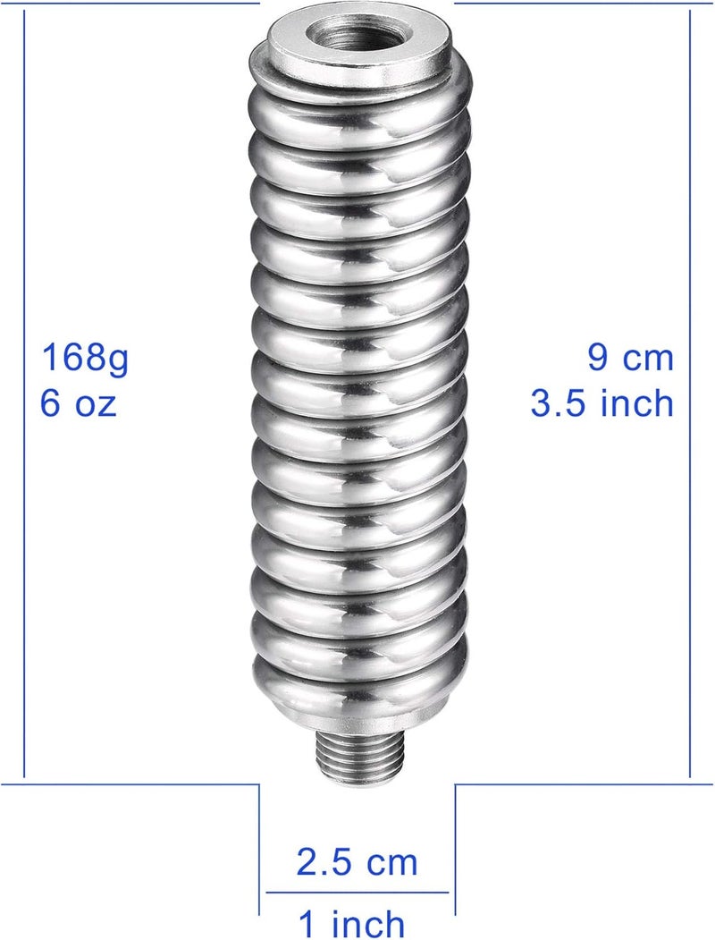 BINGFU CB Antenna Spring Heavy Duty Stainless Steel CB Radio Antenna Spring Compatible with Vehicle Truck Van RV Motorhome Matine Boat Mobile CB Radio Antenna Mount Up to 60" Long 3/8" 24 Thread All consumer tier purchase options - Image 1