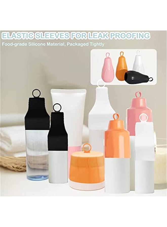 BWSJ LeakProof Elastic Sleeve Covers for Travel Bottles Toiletry Skin Accessory - Image 4