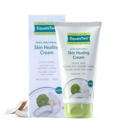 EQUALSTWO by Zydus Skin Healing Cream for Baby & Mom – 150gm | Eczema Relief, Rash & Dry Itchy Skin | pH 5.5 | Dermatologist-Tested | Gentle Moisturizer for Sensitive, Red, Irritated Skin, (Pack 1) - Image 1