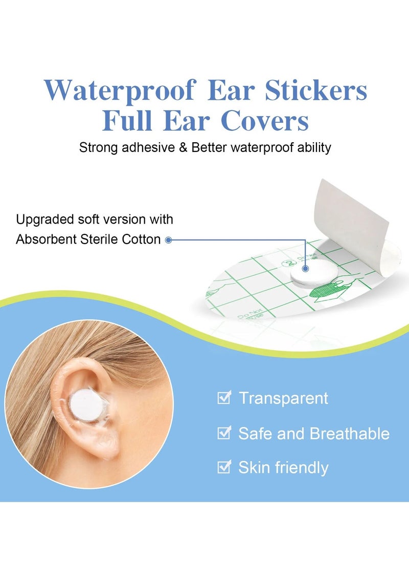 Sefudun 60 Pieces Waterproof Ear Protector Cover for Swimming Shower Ear Protectors with Ear Plugs for Kids Newborn Disposable Ear Covers for Shower Surfing Snorkeling and Other Water Sports  - Image 4