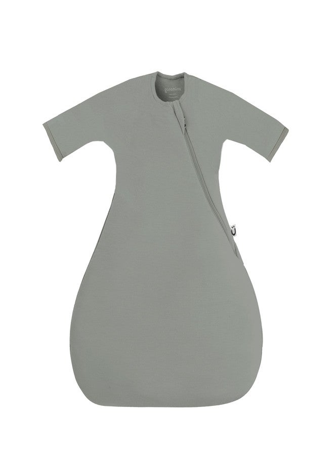 GUNAMUNA Unisex Baby Transitional Swaddle Bag, Easy Diaper Change Zipper, Infant Toddler Swaddle, 1.0 TOG, Sage, 3-6 Months - Image 1