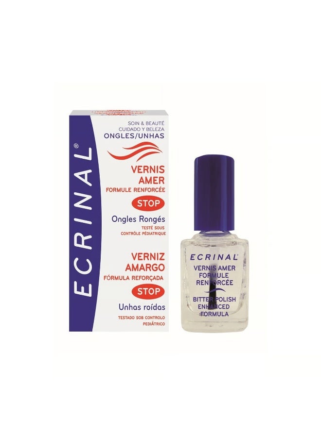إكرينال طلاء أظافر إكرينال المر، تركيبة محسّنة لوقف قضم الأظافر، 10 مل - Image 1