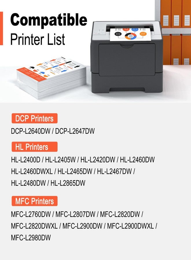 V4ink TN830XL Toner Cartridge Compatible Replacement for Brother DCP L2640DW L2647DW HL L2420DW L2460DW L2460DWXL L2465DW L2467DW (4 Black) High Yield - Image 3