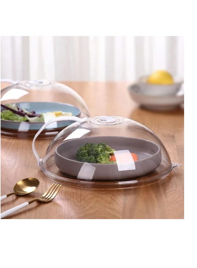 Microwave Oil-proof Cover High Temperature Resistant Heating Cover Food Warming Cover with Steam Vent Fresh-keeping Cover - Image 1