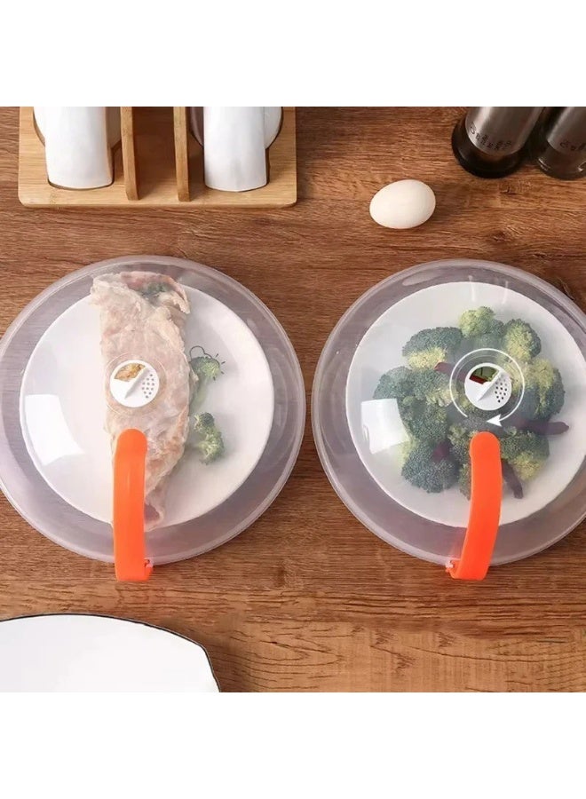 Microwave Oil-proof Cover High Temperature Resistant Heating Cover Food Warming Cover with Steam Vent Fresh-keeping Cover - Image 2