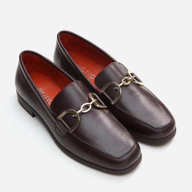Hotiç 01AYH291750A480 GENUINE Leather Brown Women's Loafer  - Image 2