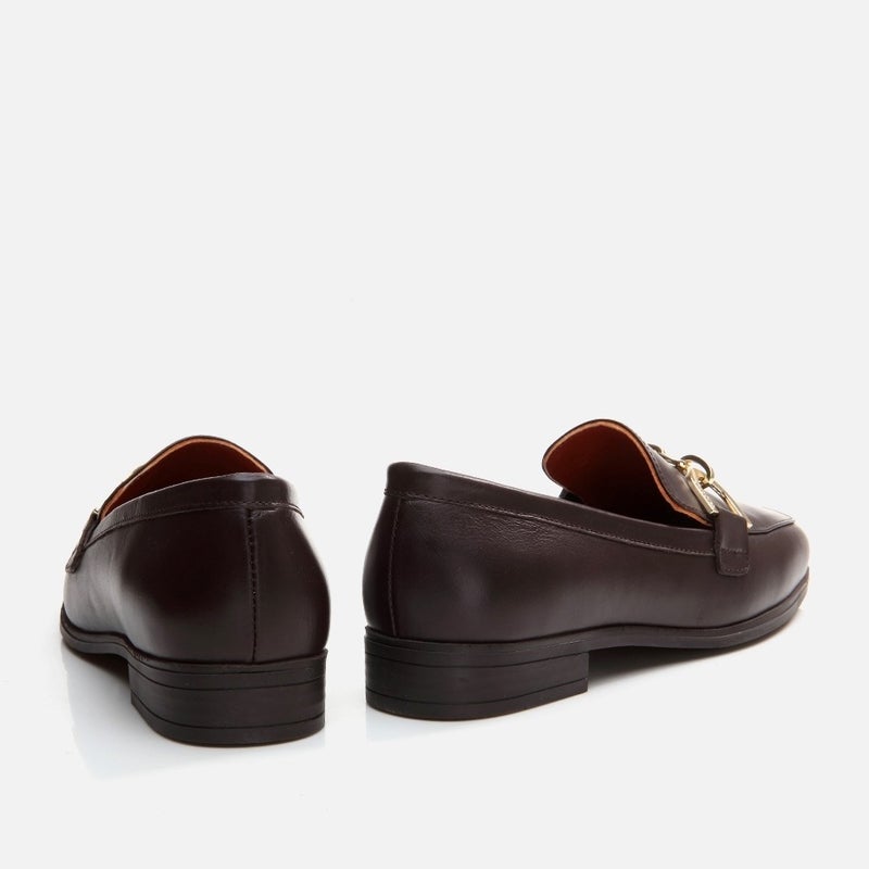 Hotiç 01AYH291750A480 GENUINE Leather Brown Women's Loafer  - Image 5