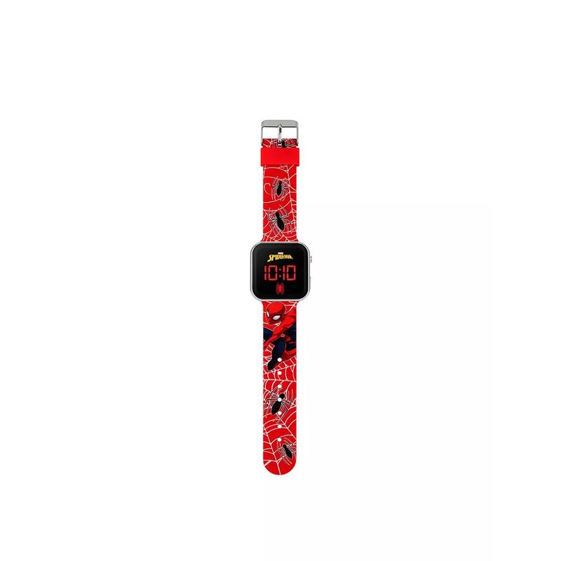Marvel Spider-Man Spider-Man LED Digital Watch (Red/Black) - Image 2