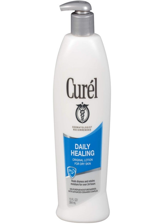Curel Daily Healing Original Lotion For Dry Skin, 13 Ounces each (Value Pack of 3) - Image 1