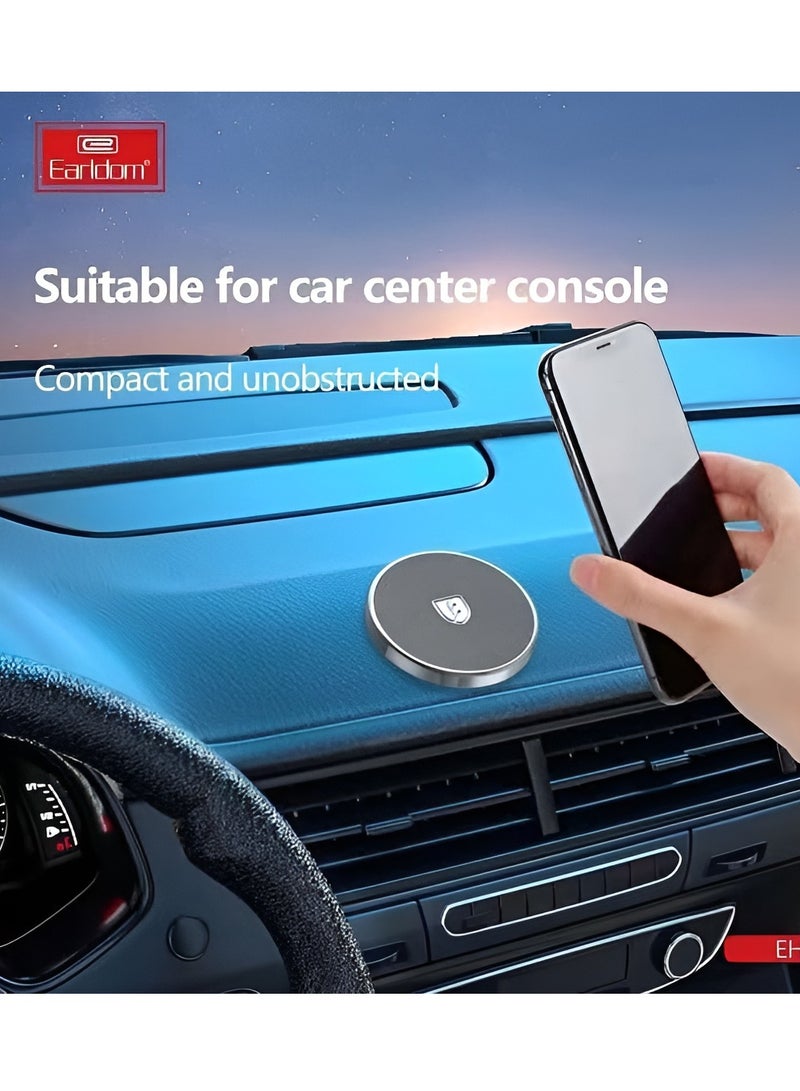 Earldom EH255 Magnetic Mount Holder – 360° Rotation – Secure & Firm Grip for Car, Wall, and More-BLACK - Image 3