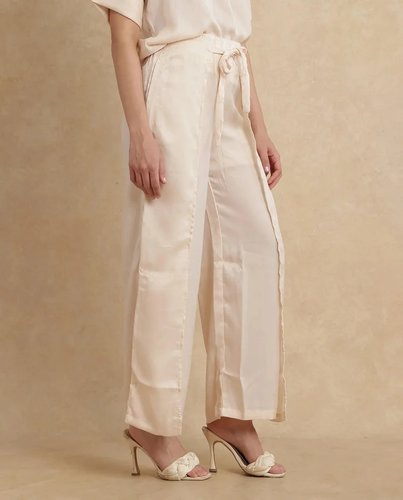 Rareism Women's Wide Fit Plain Trouser
