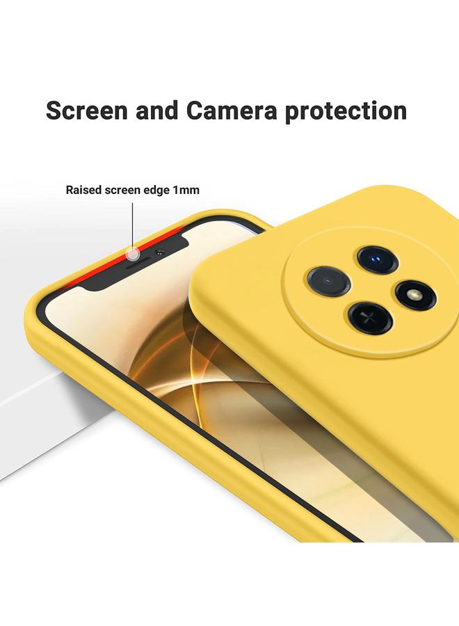 erorex Case For Huawei Nova Y91 4G Solid Color Liquid Silicone Dropproof Full Coverage Protective Case - Image 4