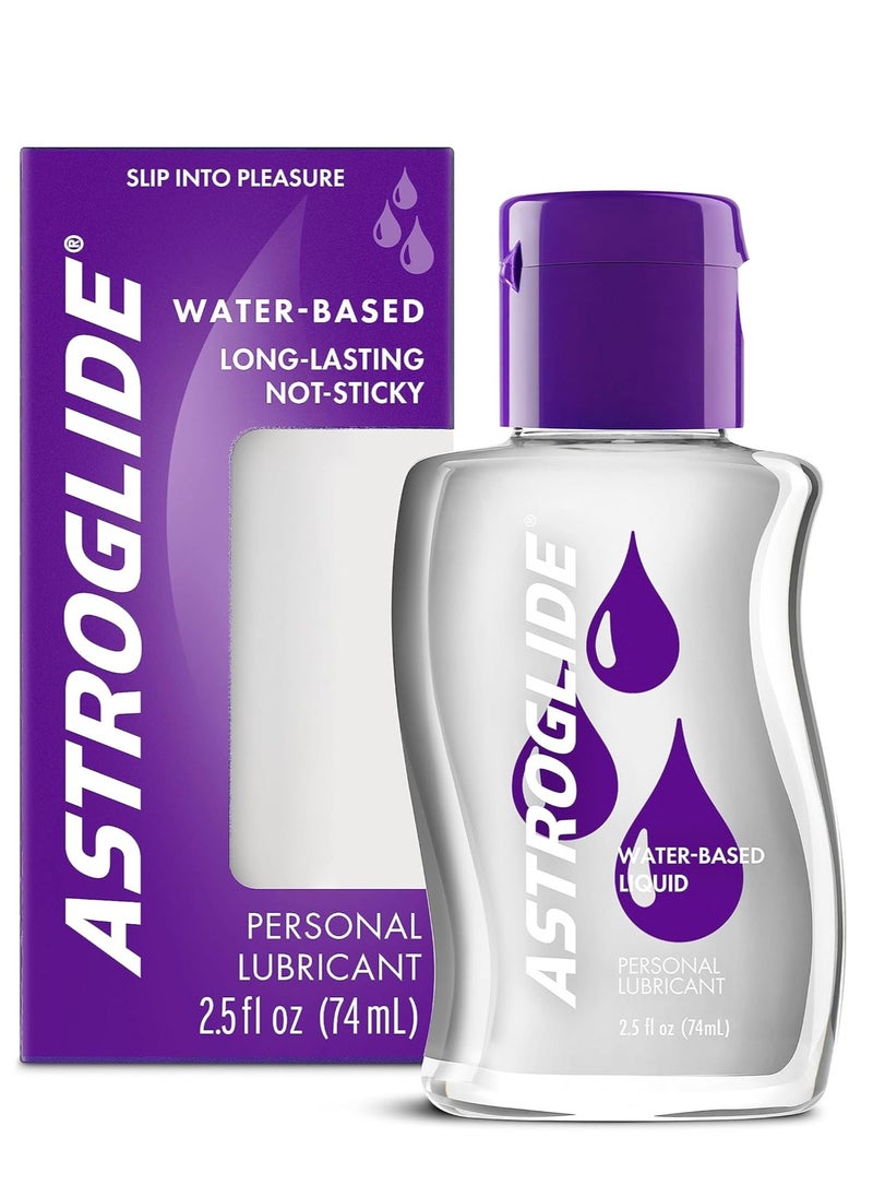 ASTROGLIDE Water Based Lube and Liquid Personal Lubricant 2.5oz  - Image 1