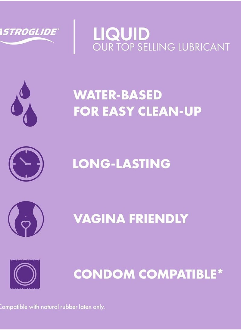 ASTROGLIDE Water Based Lube and Liquid Personal Lubricant 2.5oz  - Image 2