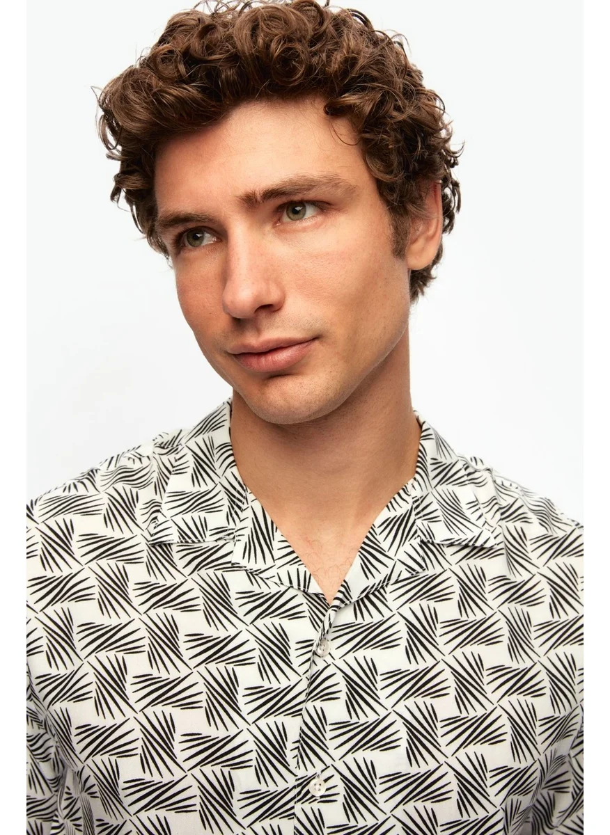 D'S DAMAT Relaxed White Shirt 0HC02ORT09313