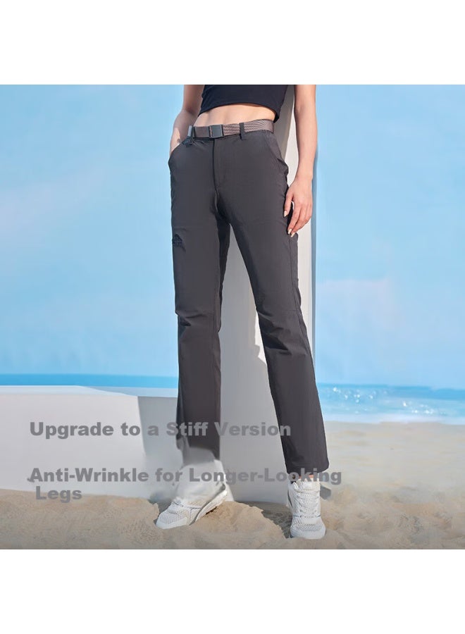 PELLIOT Quick-Dry Pants Men And Women Summer Sports Elastic Casual Outdoor Mountaineering Long Pants 11921419 Black Xl - Image 1