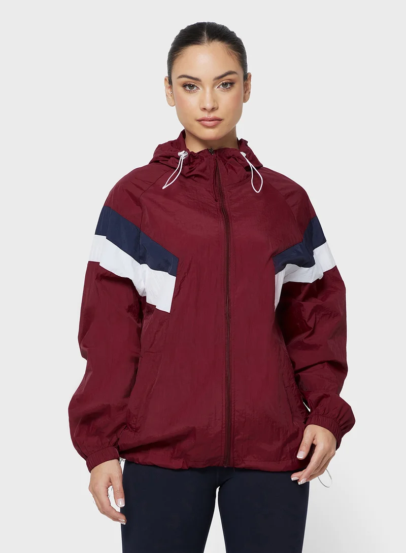 فورورد Colorblock Woven Hiking Jacket