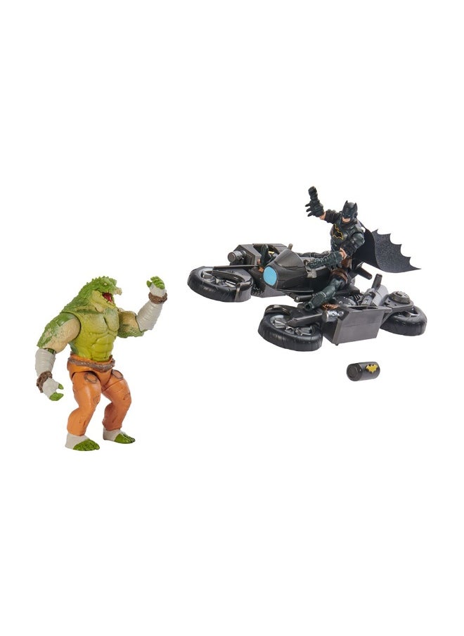 DC Batman Transforming Batcycle Battle Pack With 2 Action Figures  - Image 3