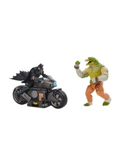 DC Batman Transforming Batcycle Battle Pack With 2 Action Figures  - Image 2