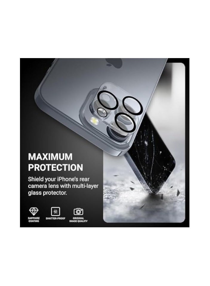 لاصقة حماية عدسة كاميرا ايفون 16 برو - 16 برو ماكس - Image 3