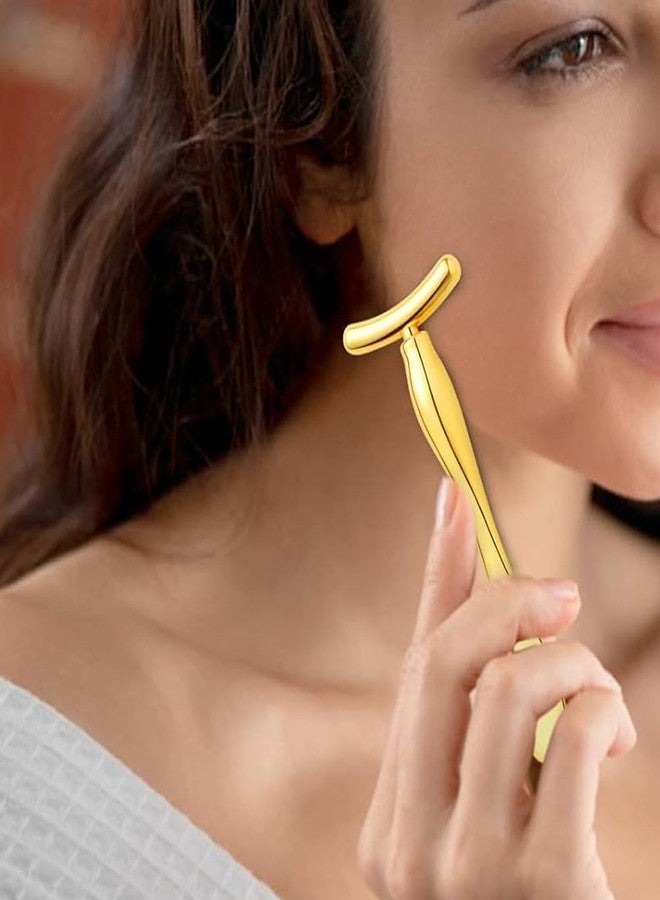 AKOAK 2 Pieces Metal Eye Cream Applicator, Facial Roller Massage Stick, Help Reduce Puffiness and Wrinkles, Dark Circles (Gold - Image 5
