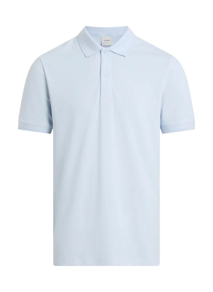CALVIN KLEIN Slim Thermo Tech Pique Short Sleeve Polo
