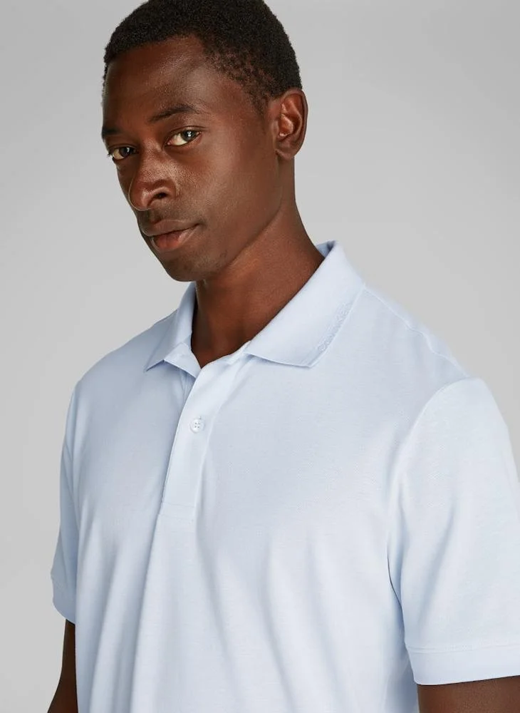 CALVIN KLEIN Slim Thermo Tech Pique Short Sleeve Polo