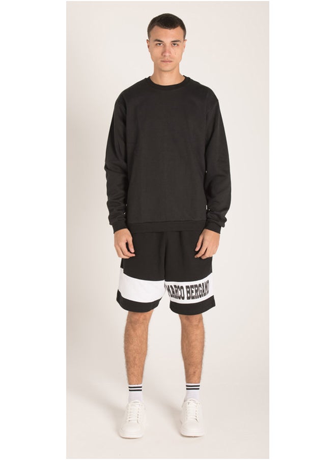 Marco Bergamo - BASIC SWEATSHIRT WITH PATCH. - Image 1