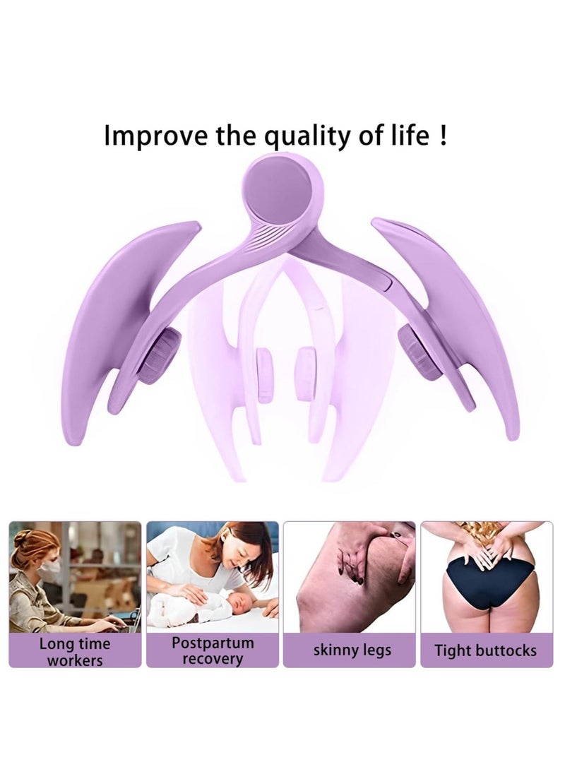 Generic - Hip Trainer Kegel Exerciser, Pelvic Floor Trainer, Kegel Trainer for Postpartum Rehabilitation, Trimmer Inner Thigh, Thigh Toner Workout (Purple) - Image 1