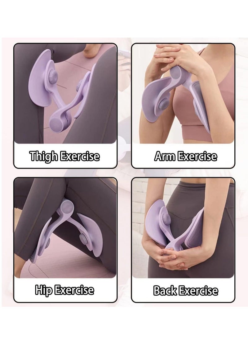 Generic - Hip Trainer Kegel Exerciser, Pelvic Floor Trainer, Kegel Trainer for Postpartum Rehabilitation, Trimmer Inner Thigh, Thigh Toner Workout (Purple) - Image 1