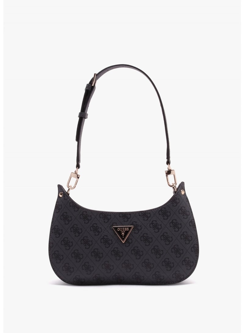 GUESS Mini Meridian Coal Logo Shoulder Bag - Image 1