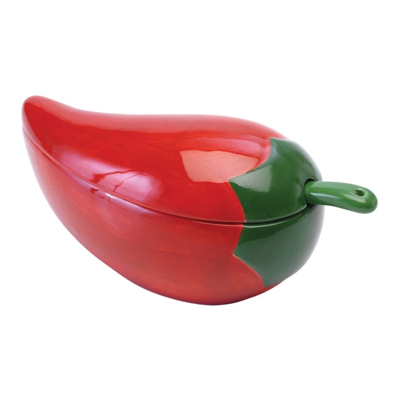 Progressive Prepworks by Progressive Salsa Bowl with Spoon - Great for Homemade Salsa and Pico De Gallo, Dips, Party foods, Condiments, Sauces and Toppings - Image 1