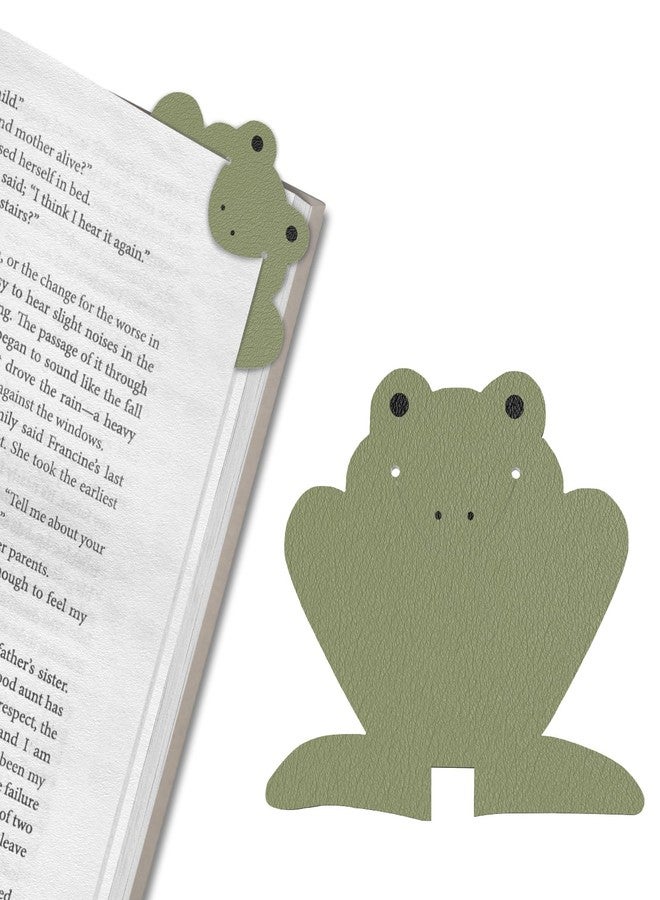WOCOCN Leather Cute Bookmark, Creative Book Corner for Reading, Size 3.15 x 2.89 in, Book Accessories, Suit for Teachers Students Book Reading Lovers, for School Office Home Supplies - Image 1