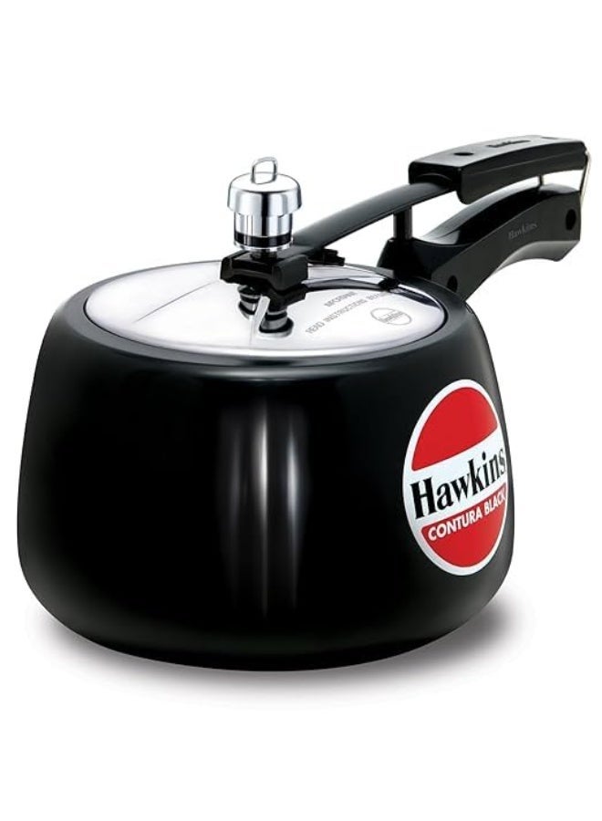 هوكينز Hawkins Contura Black | سعة 3 لتر | ألومنيوم | قدر ضغط | أسود | CB30 - Image 1