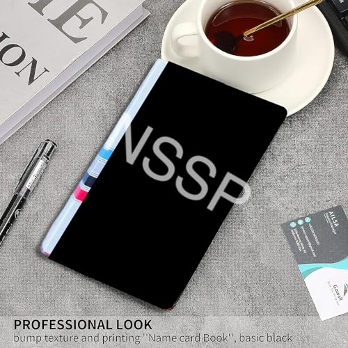NSSP Business Card Holder, Debit/Credit/Business/Visiting Name Id Card Holder Book Case Organizer File - 480 Pockets(Pack of-1)-Black color - Image 5