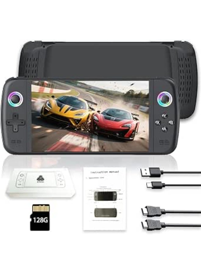 Portable Retro Handheld Gaming Console with 7-Inch IPS Screen and 128GB Storage - Image 1