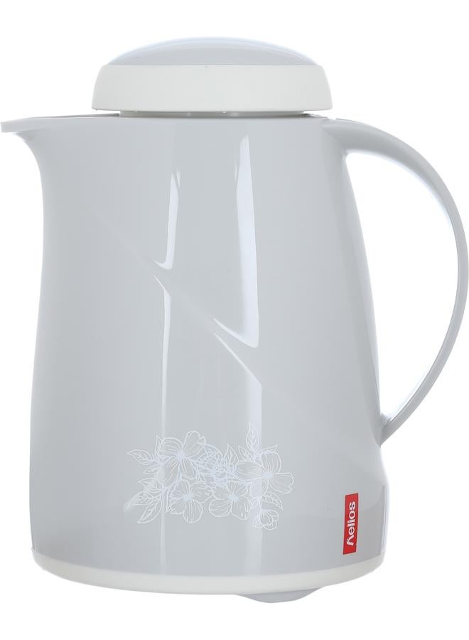 helios Plastic Thermos 0.3 Liters White - Image 1