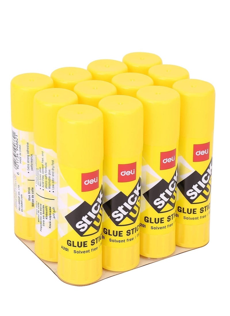 Deli 12-Piece Glue Stick 15gm Content  - Image 4