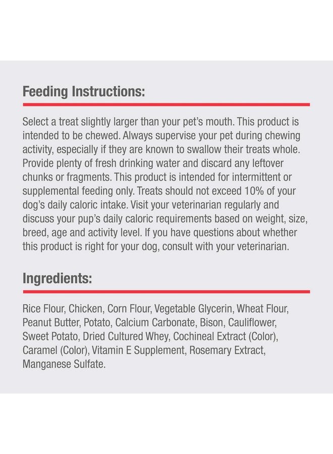 Dreambone Puffy Rolls Chews for Dogs, 8 Count, Treat Your Dog to Easy-to-Digest Rawhide-Free Chews Made with Real Peanut Butter and Bison - Image 3