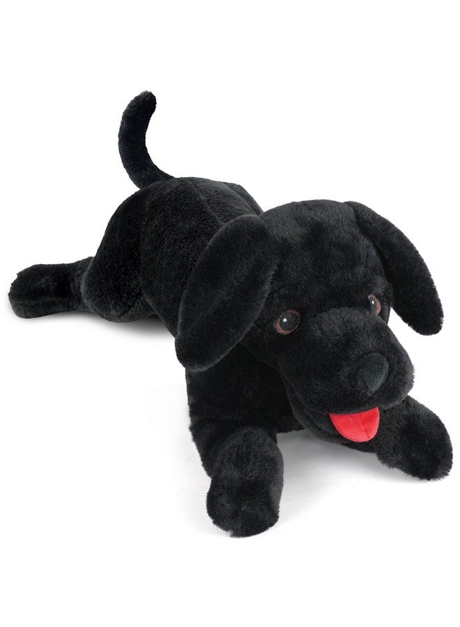 LotFancy Dog Stuffed Animal, 21 inch Black Lab Plush Dog, Realistic Stuffed Puppy Plush Toy for Kids - Image 1