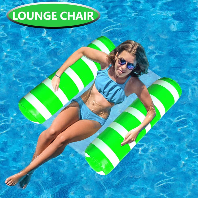 Annil 5 Pack Inflatable Pool Floats Adult Size Water Hammock,Hammock Floats for Adults,4-in-1 Multi-Purpose Pool Floating Toys,Pool Rafts Lounge Chairs Floaties,for Adults Vacation Fun and Rest - Image 3