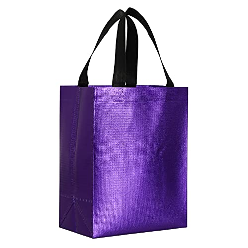 Tosnail 40 Pack 10 x 8 Inches Reusable Gift Bags, Medium Fabric Tote Bag with Handle, Present Bag for Weddings, Birthdays, Party Favors, Baby Showers, Bridal Showers - Assorted 5 Color - Image 5