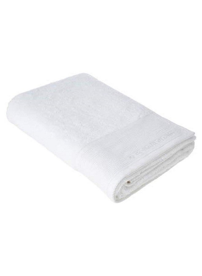 Kuber Industries 400 GSM Cotton Bath Towel|Super Absorbent Towel|Bath Towel for Men and Woman|Lightweight & Odour Free|White - Image 2