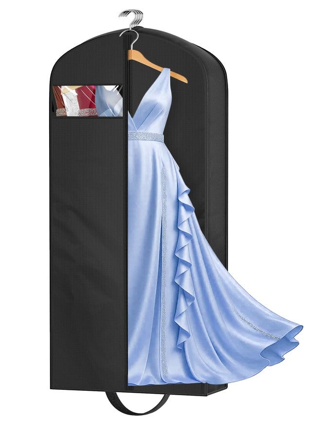 ميسلو حقائب ملابس طويلة من ميسلو، بطول 65 بوصة، مثالية للسفر، للنساء. حقائب فساتين واسعة من الأسفل، مقاومة للماء، لحماية الفساتين، مناسبة لتخزين الملابس في الخزانة، وأغطية للملابس المعلقة، وتخزين فساتين الزفاف. - Image 1