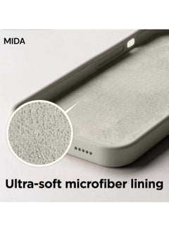 Mida iPhone 15 Pro Max Silicone Case Cover, full body protection case with a soft silky feel, shockproof cover with microfiber lining  - Image 3