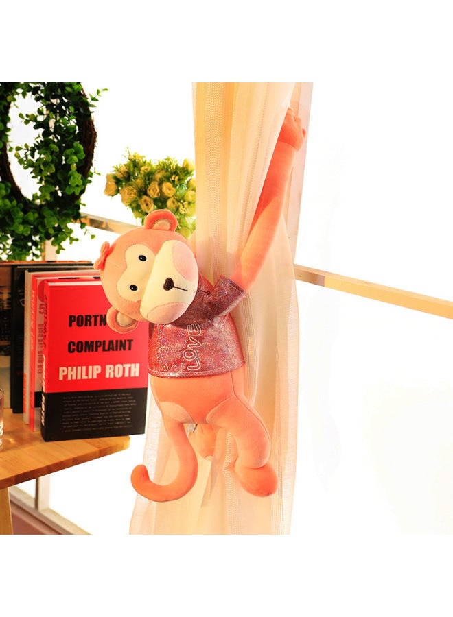Monkey Plush Toy Doll Cute Long-arm Monkey Electric Car Anti-collision Monkey Pillow Curtain Monkey Doll Birthday Gift