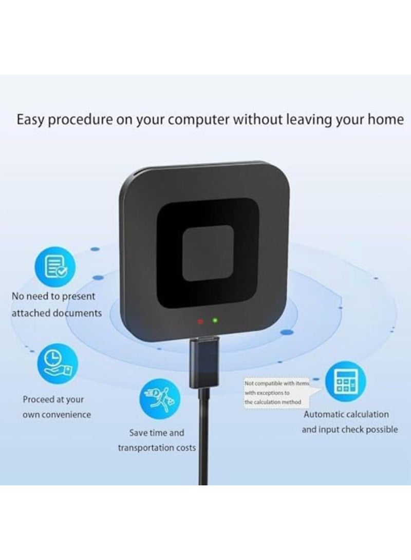 SYOSI USB Smart Card Reader for Military, Government & National ID, Compatible with USB-C, Windows, Linux/Unix, MacOS X - CAC, SIM/SD/TF Card Reader Adapter (Black) - Image 4