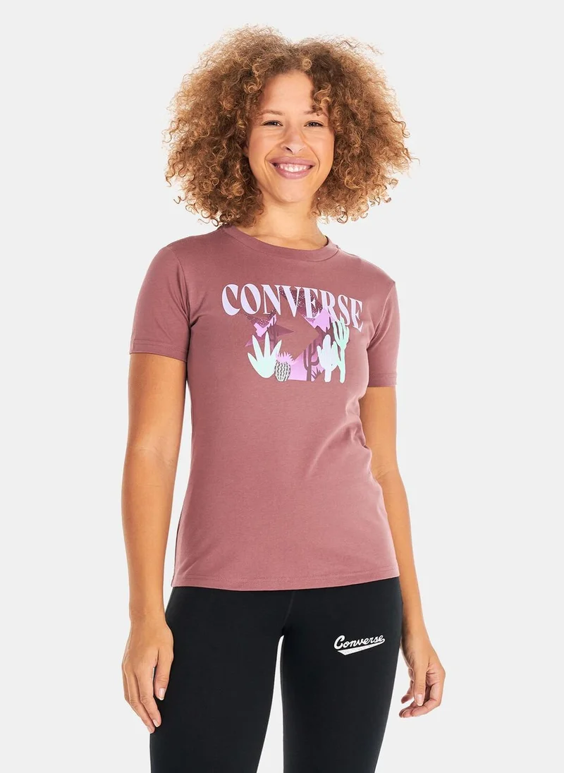 CONVERSE Women's ​Star Chevron Desert Mountain T-Shirt